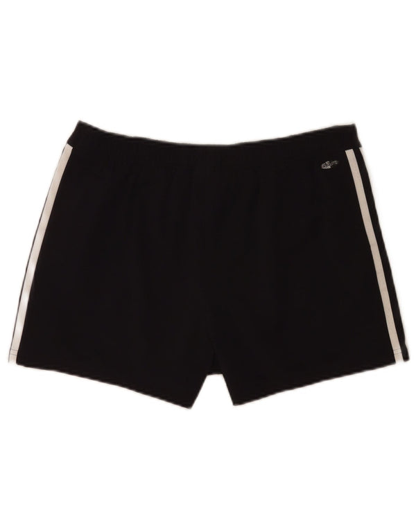 Adidas Γυναικείο Climalite Casual σορτς UK 14 μεγάλο W32 μαύρο νάιλον