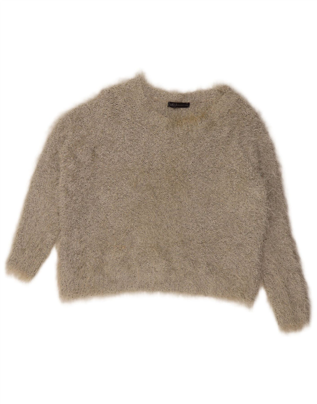 Marks & Spencer Γυναικείο πουλόβερ με λαιμόκαυστο UK 16 Large Grey Polyester