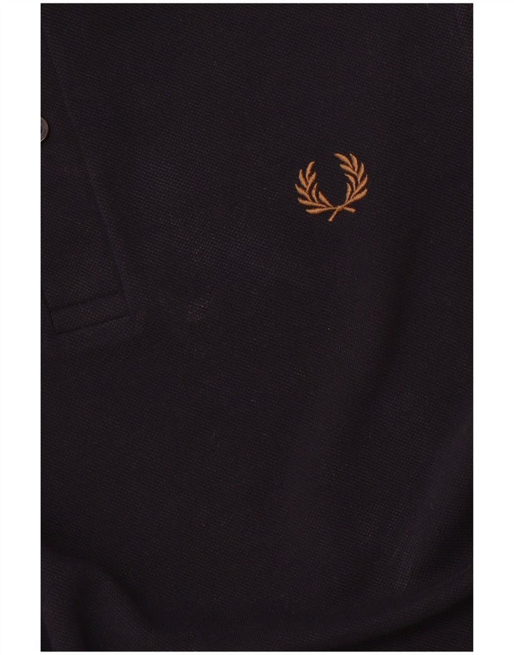 FRED PERRY Ανδρικό μπλουζάκι πόλο Μικρό Navy Blue βαμβακερό