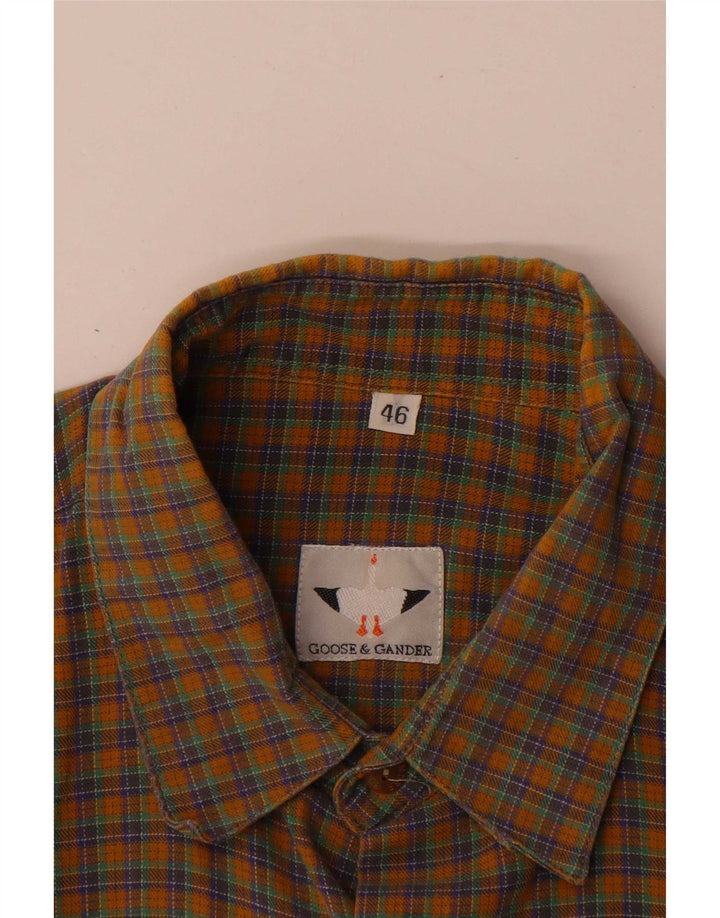 Goose & Gander Ανδρικό φανελένιο πουκάμισο IT 46 Large Brown Check
