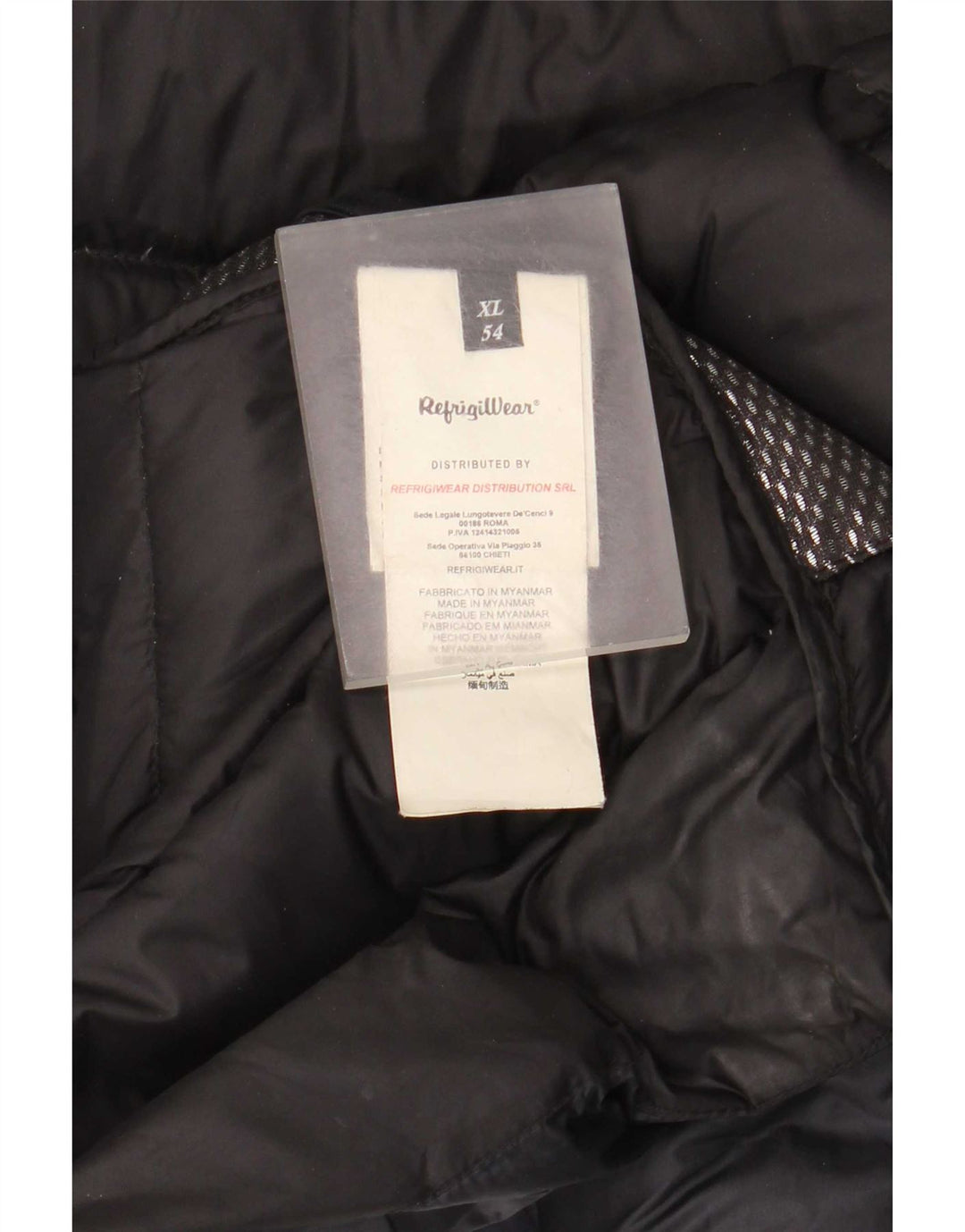 Ανδρικό μπουφάν Refrigiwear με επένδυση IT 54 XL Navy Blue Polyamide