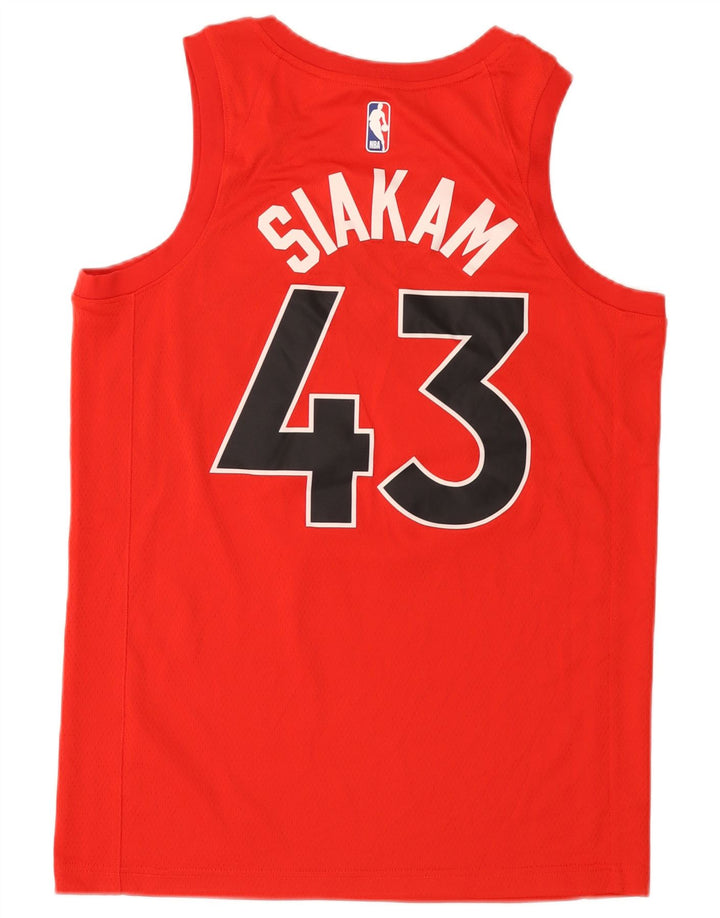 Γραφικό γιλέκο Nike, ανδρικό Toronto Raptors, μεσαίο κόκκινο, πολυεστέρας
