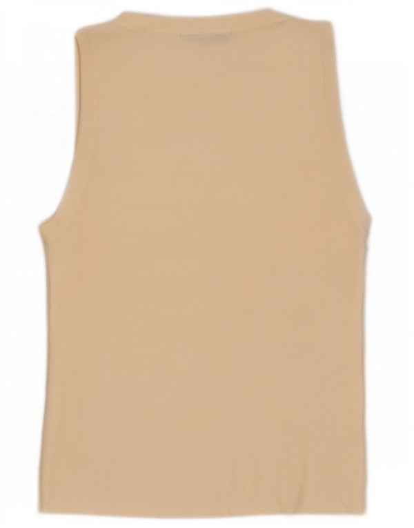 Zara Γυναικείο Γιλέκο UK 14 Large Off White
