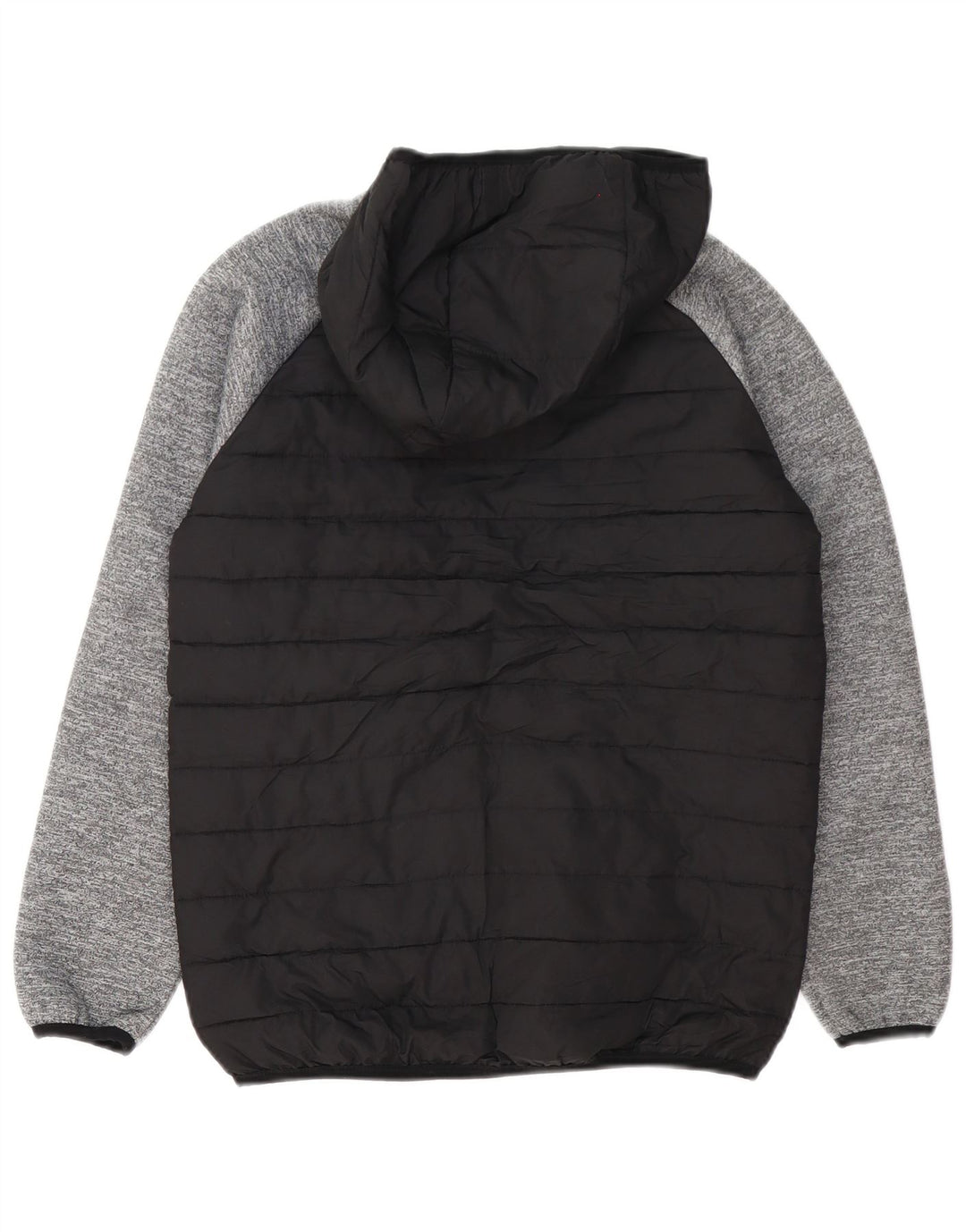 Jack & Jones Boys Hooded Jacket 11-12 Years Black Colourblock