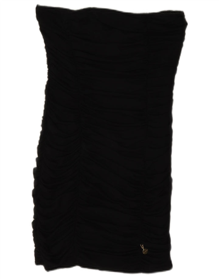 Phard Γυναικείο Στράπλες Φόρεμα Bodycon UK 8 Small μαύρο