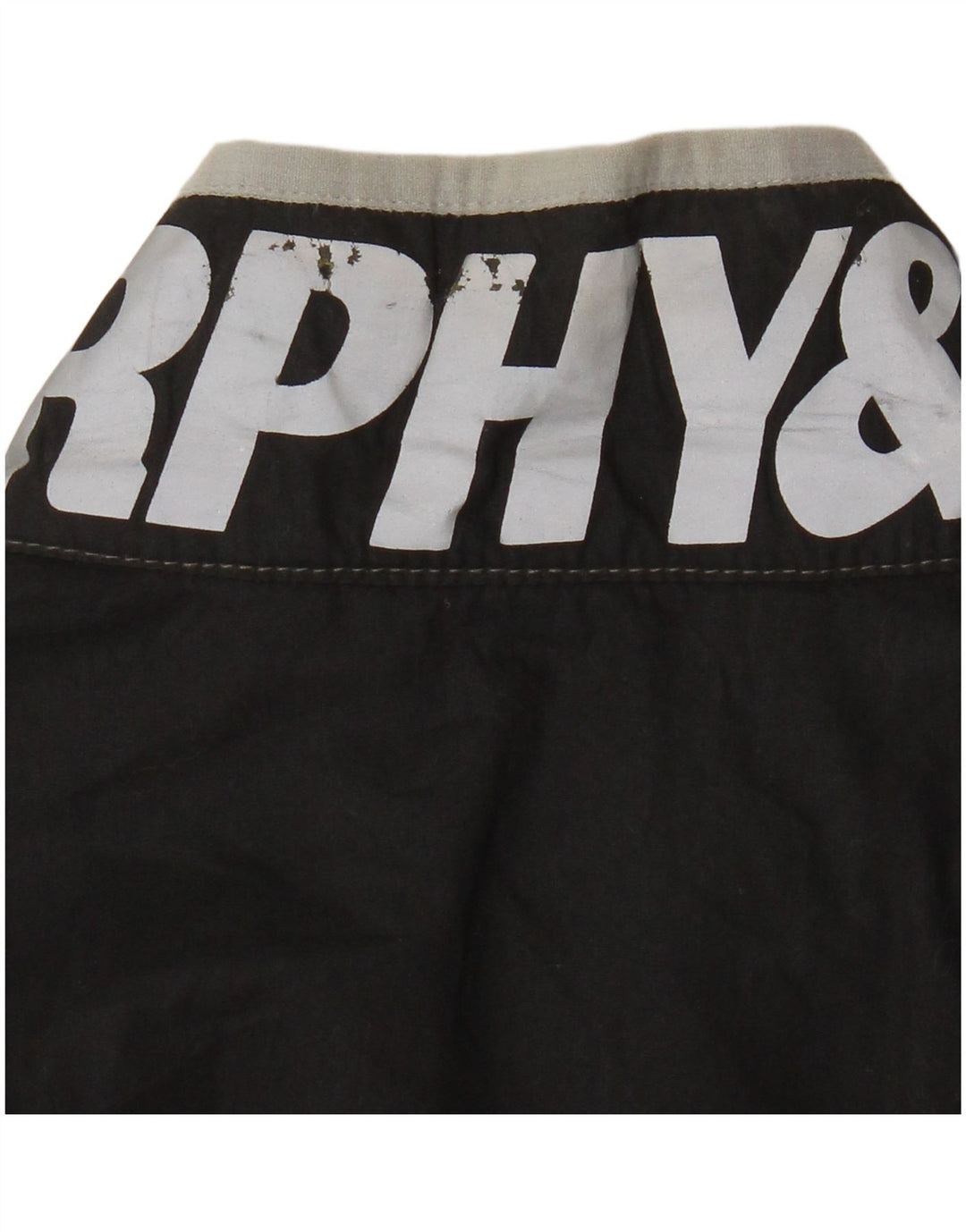 Murphy & Nye Γυναικείο Γραφικό Μπουφάν UK 18 XL Μαύρο βαμβακερό