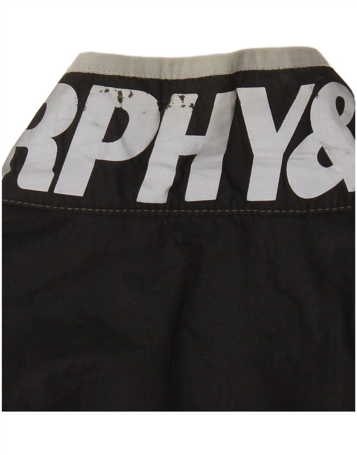 Murphy & Nye Γυναικείο Γραφικό Μπουφάν UK 18 XL Μαύρο βαμβακερό