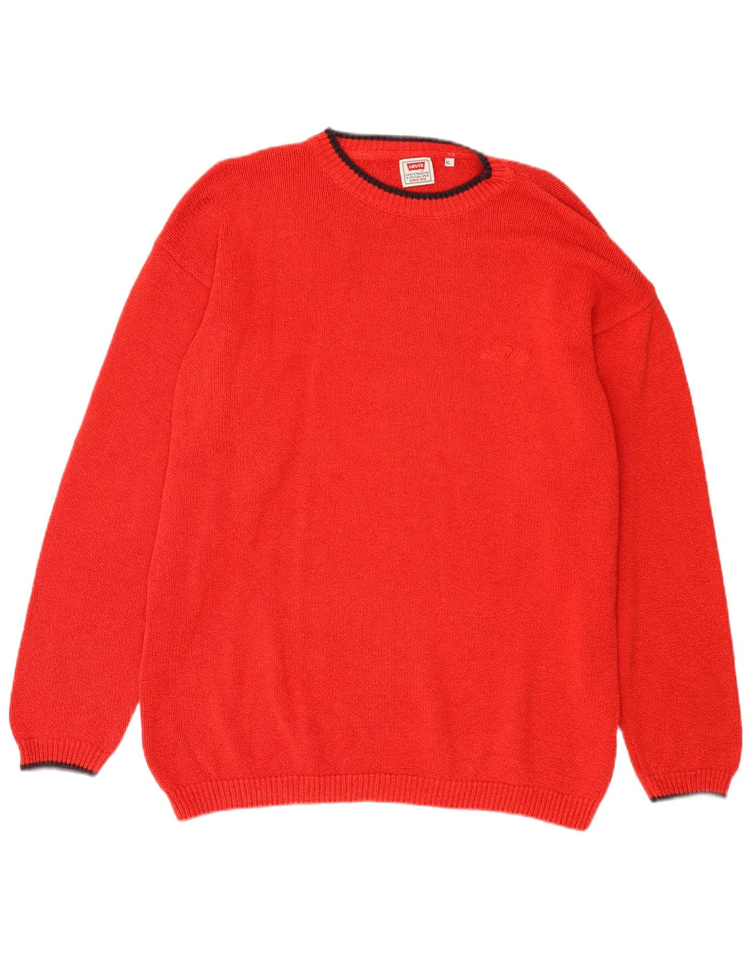 Ανδρικό πουλόβερ Levi's Crew Neck Jumper XL Κόκκινο βαμβακερό