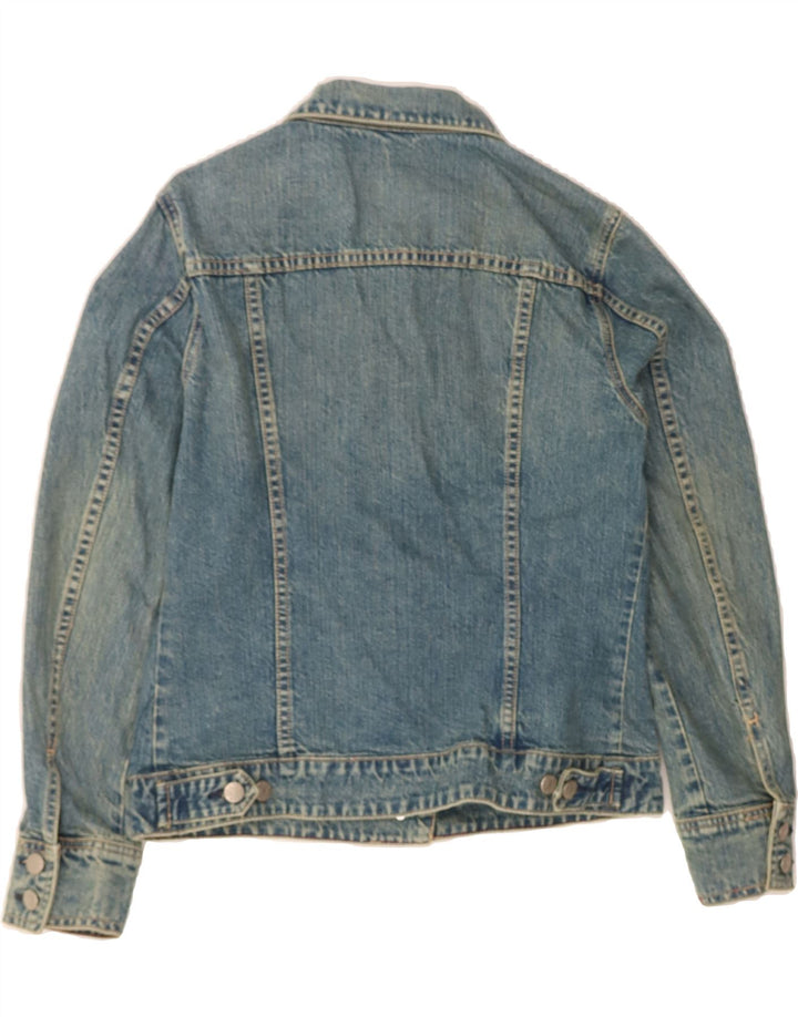 J. CREW Womens Denim Jacket UK 12 Medium Blue Cotton Vintage J. Crew and Second-Hand J. Crew from Messina Hembry 