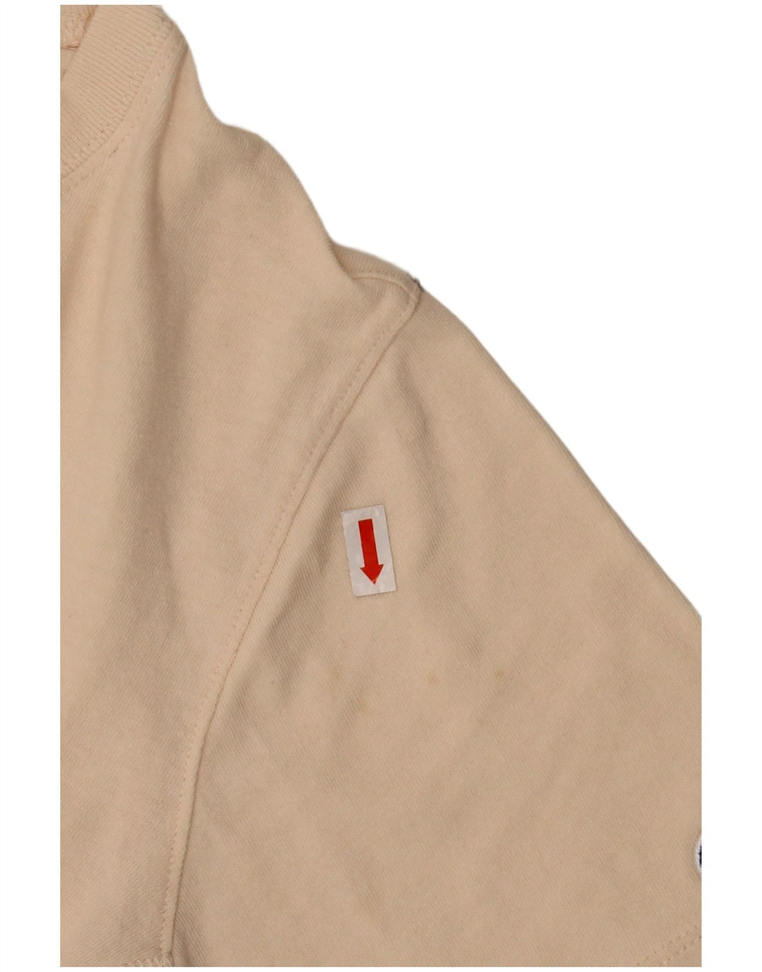 Champion Γυναικείο T-Shirt Top UK 16 Large Beige βαμβακερό