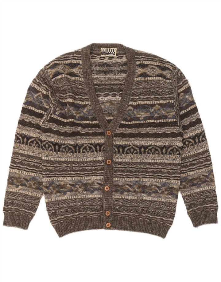 Ανδρικό πουλόβερ ζακέτα Marcazzani IT 50 Medium Grey Retro