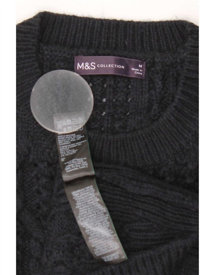Marks & Spencer Γυναικείο γιλέκο Tank Top UK 14 Medium Navy Blue Acrylic