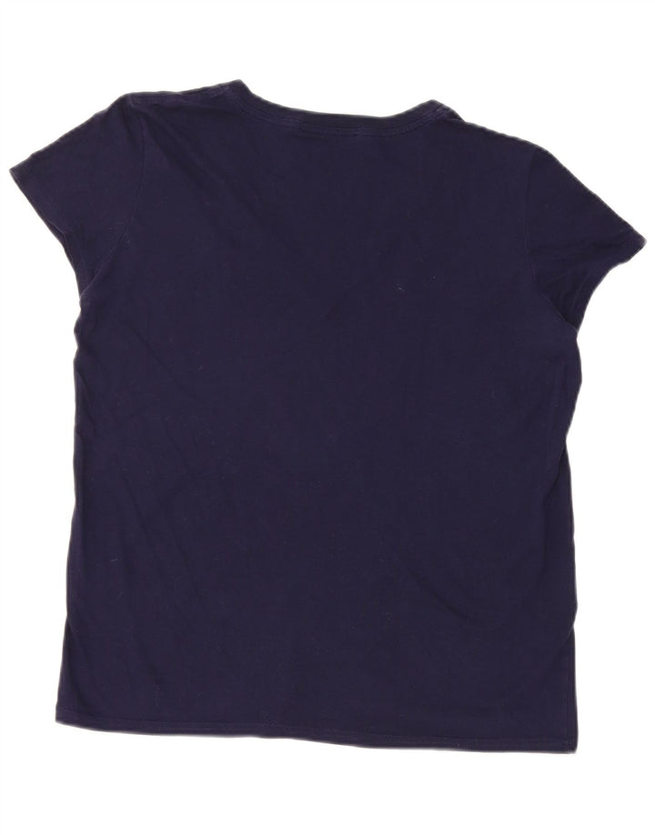 Γυναικείο T-Shirt Lacoste Top Size 40 Medium Navy Blue βαμβακερό