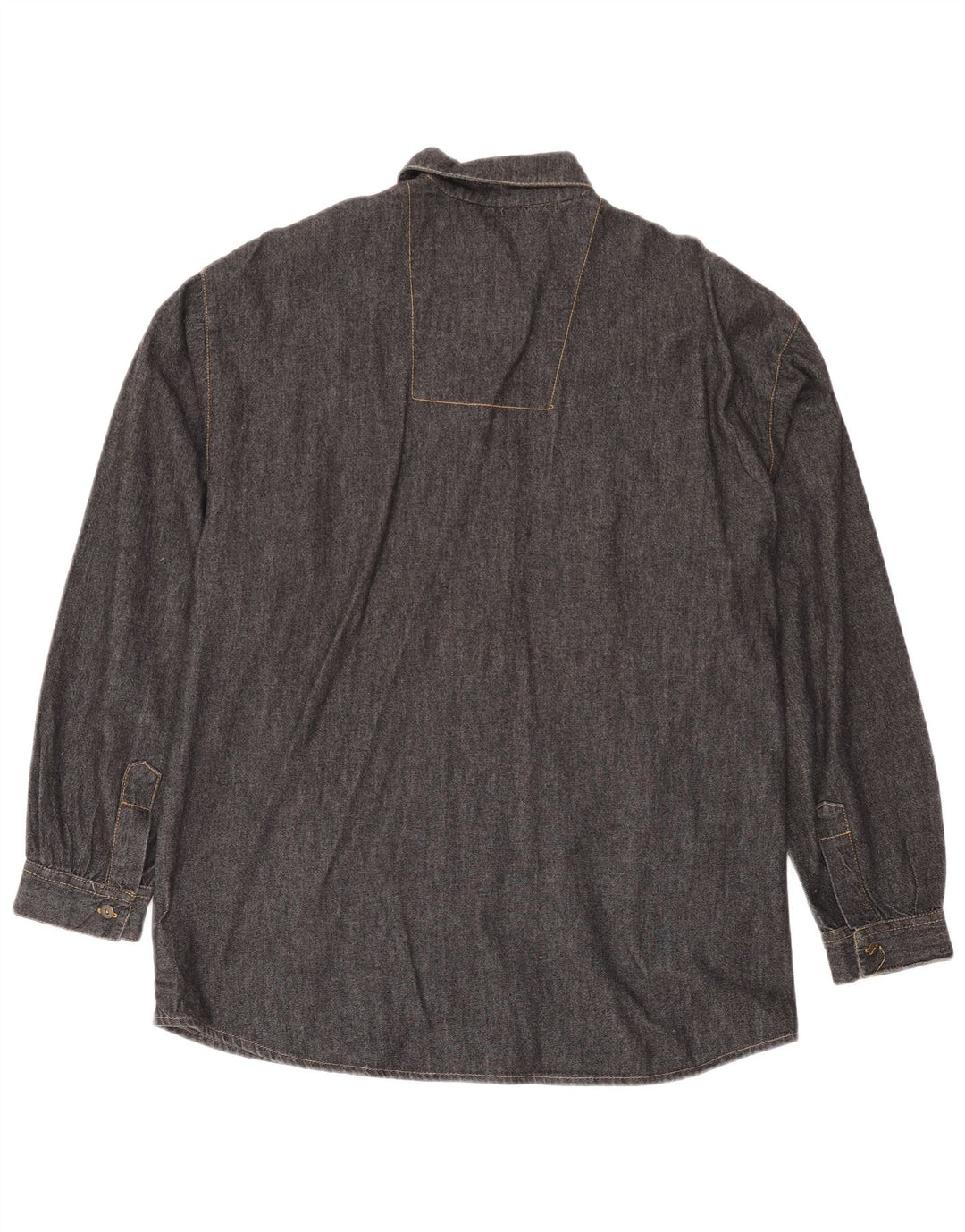 BUSTER Ανδρικό Τζιν Πουκάμισο IT 48/50 Μεσαίο Μαύρο