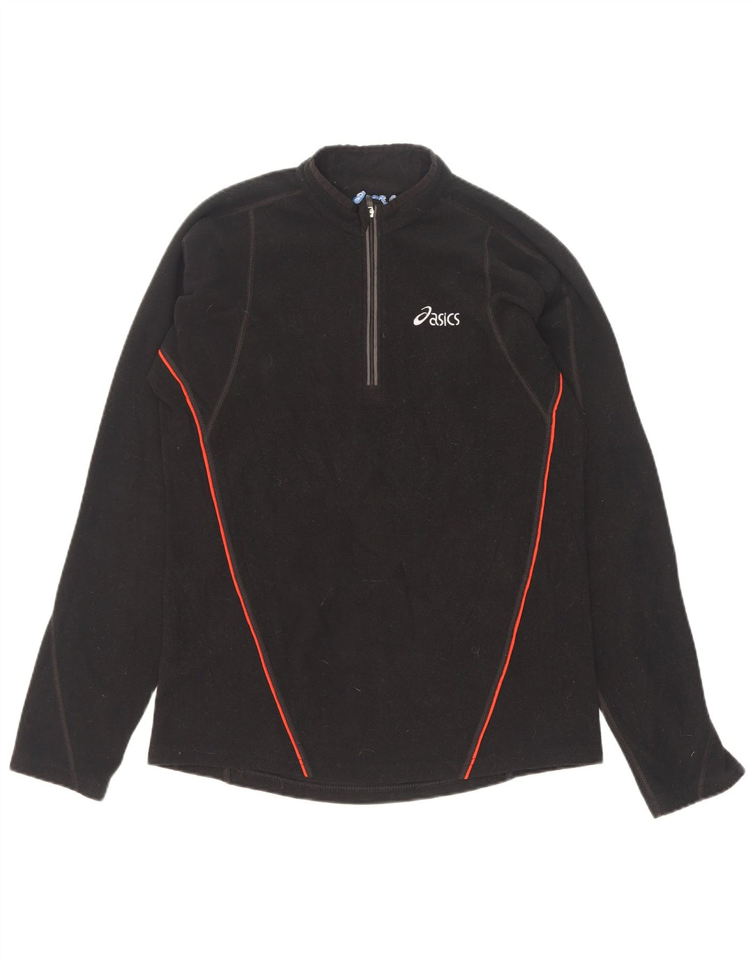 Asics Ανδρικό φερμουάρ Fleece Jumper Μικρός Μαύρος Πολυεστέρας