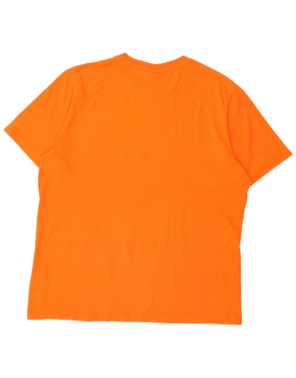 Ανδρικό γραφικό T-shirt Nike KNVB τοπ UK 46/48 XL πορτοκαλί βαμβακερό