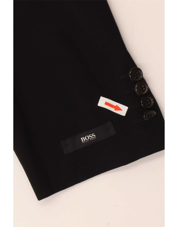 Hugo Boss Ανδρικό μπουφάν μπλέιζερ με 3 κουμπιά EU 52 XL Μαύρο