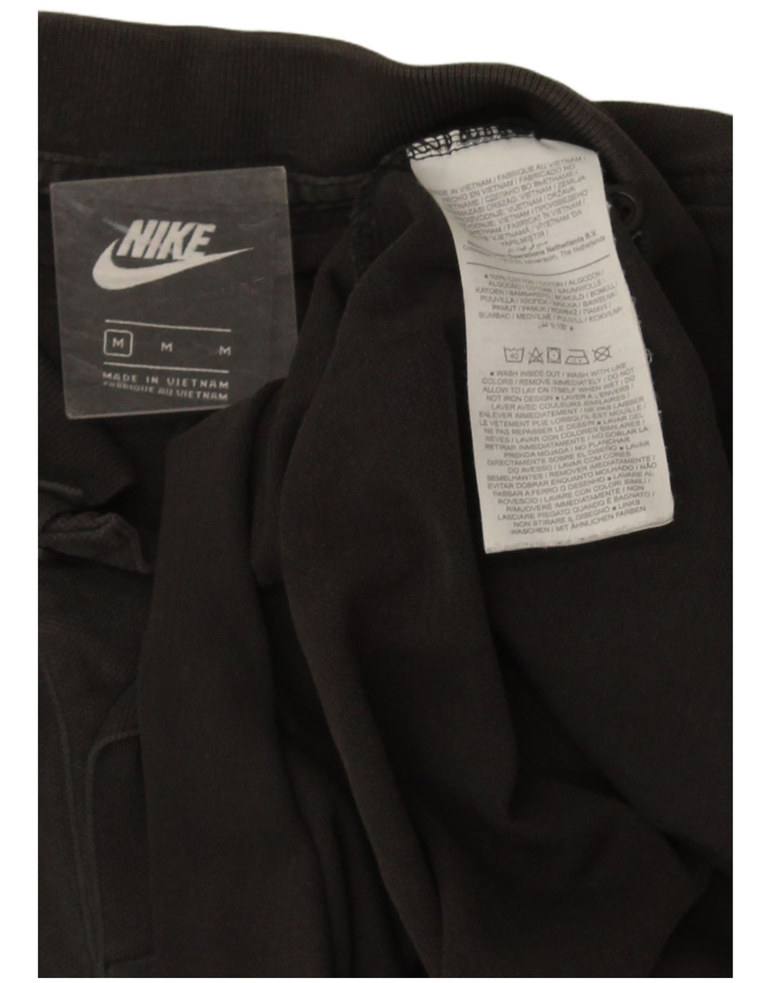 Ανδρικό μπλουζάκι πόλο Nike, μεσαίο γκρι βαμβακερό