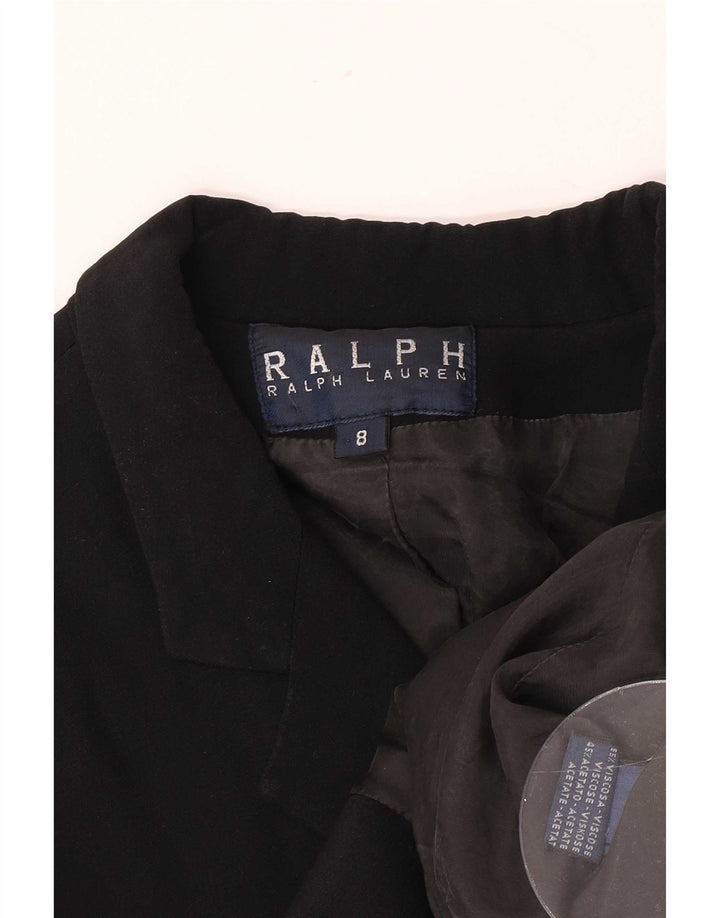 Γυναικείο παλτό Ralph Lauren US 8 Medium Black Viscose