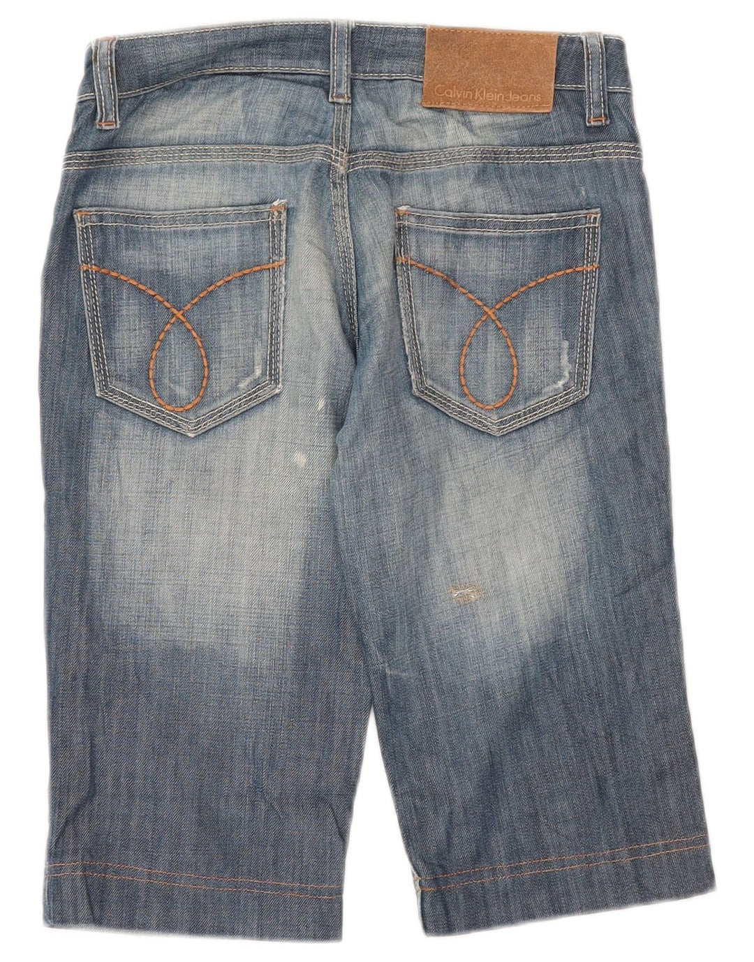 Γυναικείο βερμούδα τζιν σορτς Calvin Klein W26 Μικρό μπλε βαμβακερό