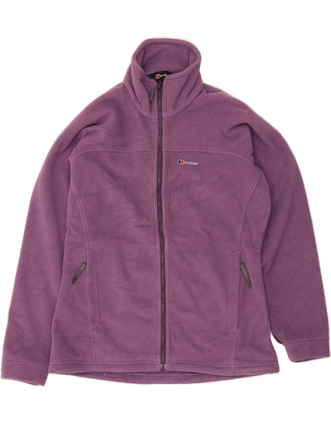 BERGHAUS Womens Fleece Jacket UK 14 Large  Purple Polyester Vintage Berghaus and Second-Hand Berghaus from Messina Hembry 
