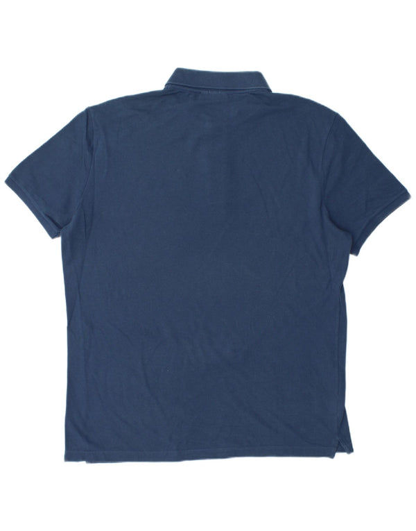Lacoste Ανδρικό πουκάμισο Polo Slim Fit Μέγεθος 6 XL Navy Blue βαμβακερό