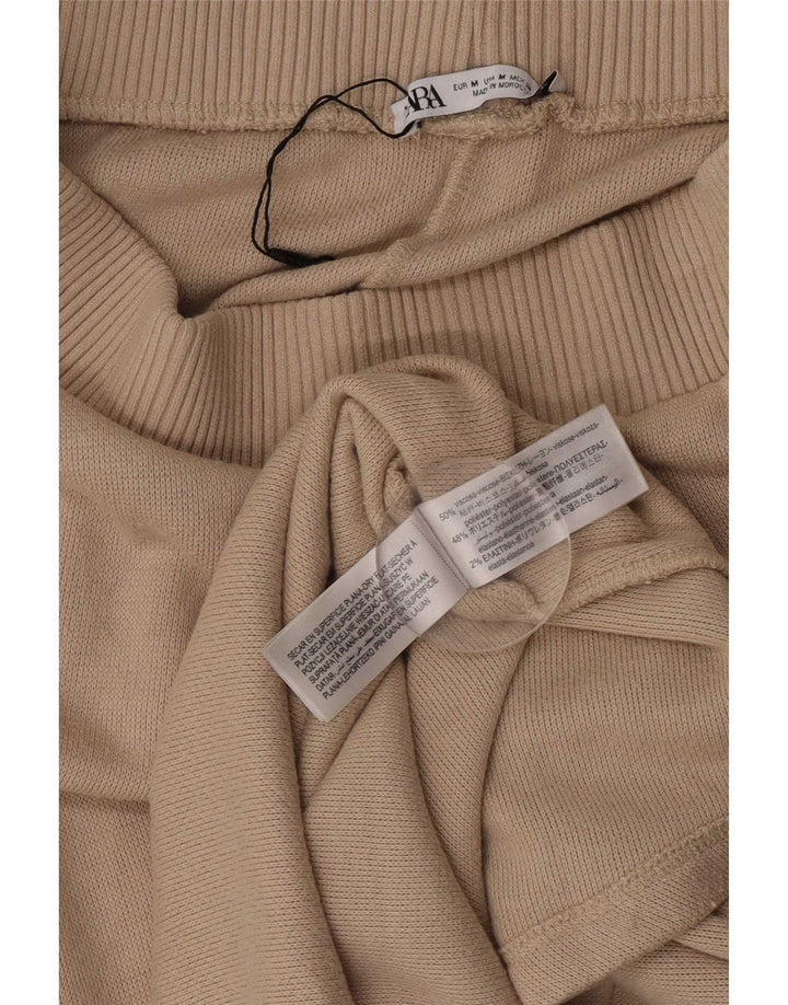 Zara Γυναικεία Midi Φούστα Medium W28 Beige Viscose