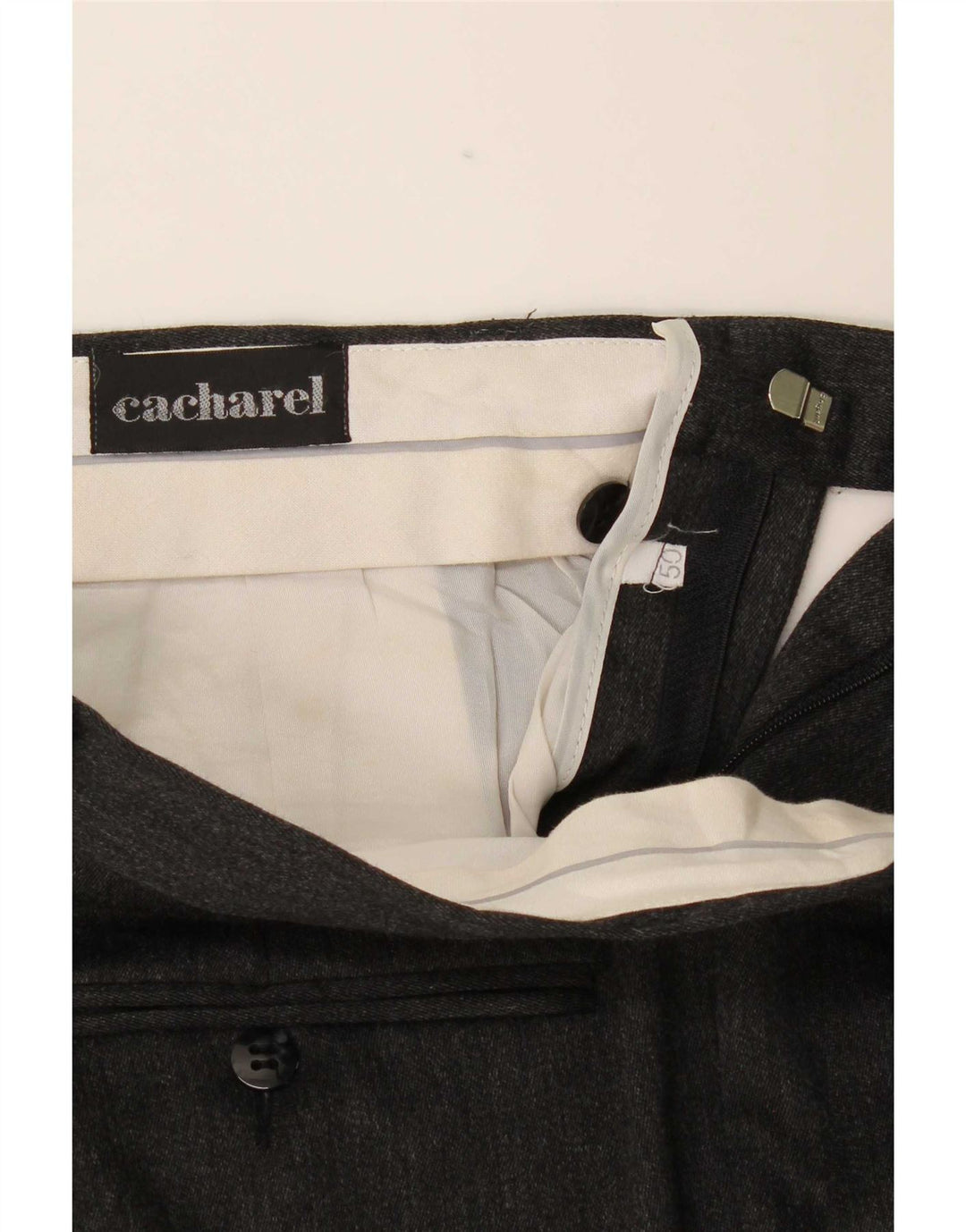 Cacharel Ανδρικό παντελόνι με καρφίτσα IT 50 Large W34 L31 Γκρι