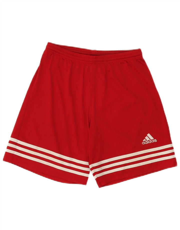 Ανδρικό αθλητικό σορτς Adidas Climalite Μικρό κόκκινο πολυεστέρα