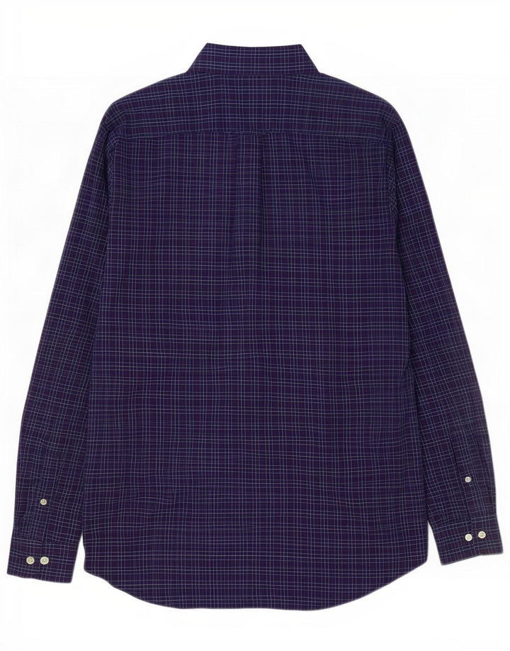 Ανδρικό πουκάμισο Nautica Small Navy Blue Check Cotton