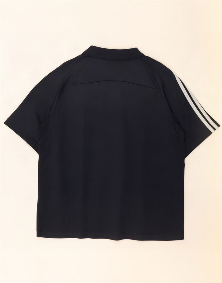 Ανδρικό μπλουζάκι Adidas Polo Small Navy Blue Polyester