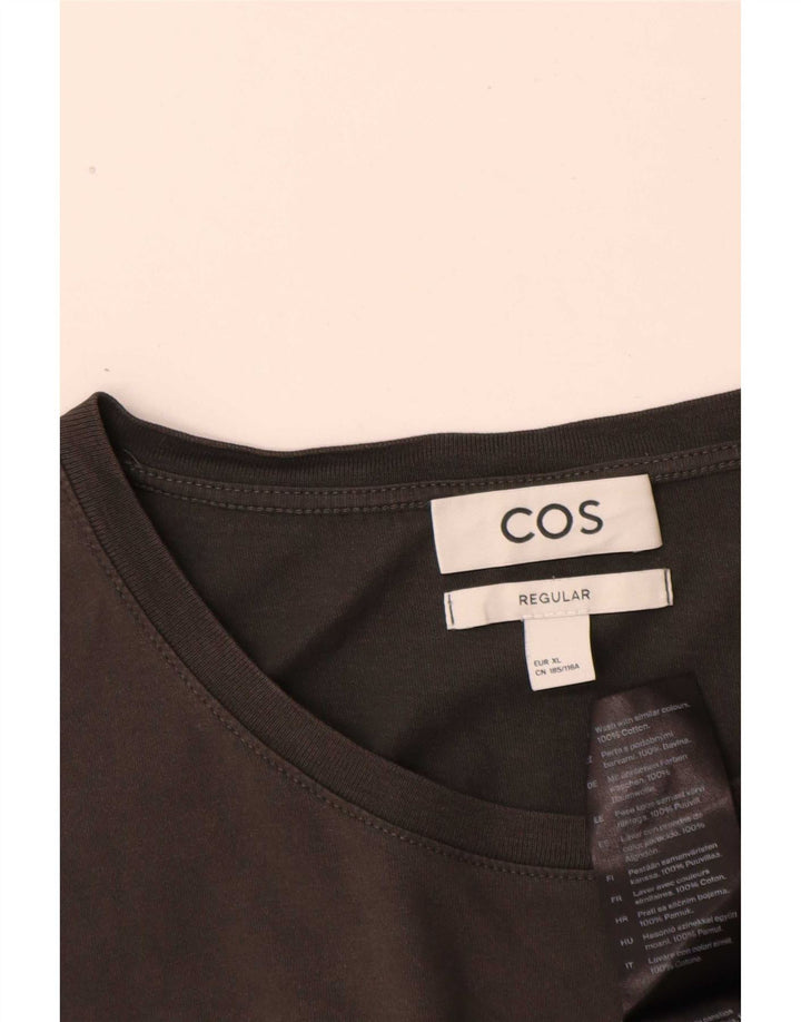 Ανδρικό T-Shirt Cos Regular Top XL Γκρι βαμβακερό
