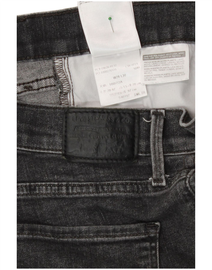 Γυναικείο Skinny Jeans Levi's W28 L30 Γκρι βαμβακερό