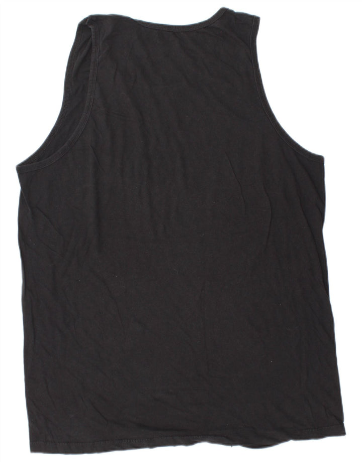 Ανδρικό γραφικό γιλέκο VOLCOM XL Μαύρο βαμβακερό