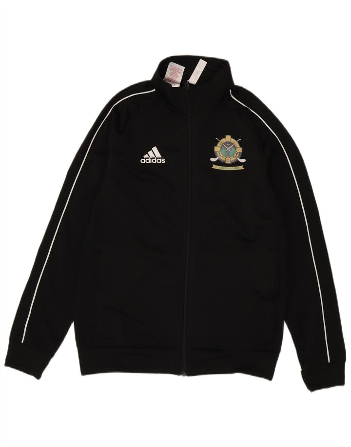 Adidas Boys Graphic αθλητική φόρμα Top Jacket 13-14 ετών Μαύρο Πολυεστέρας