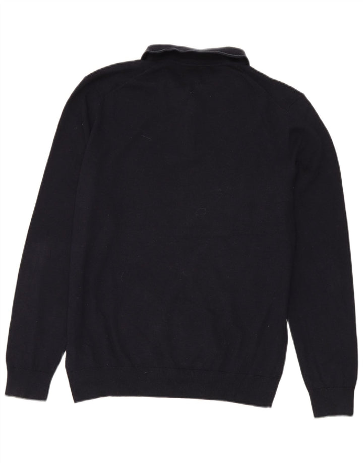 Marks & Spencer Ανδρικό πουλόβερ με λαιμό polo, μεσαίο βαμβακερό
