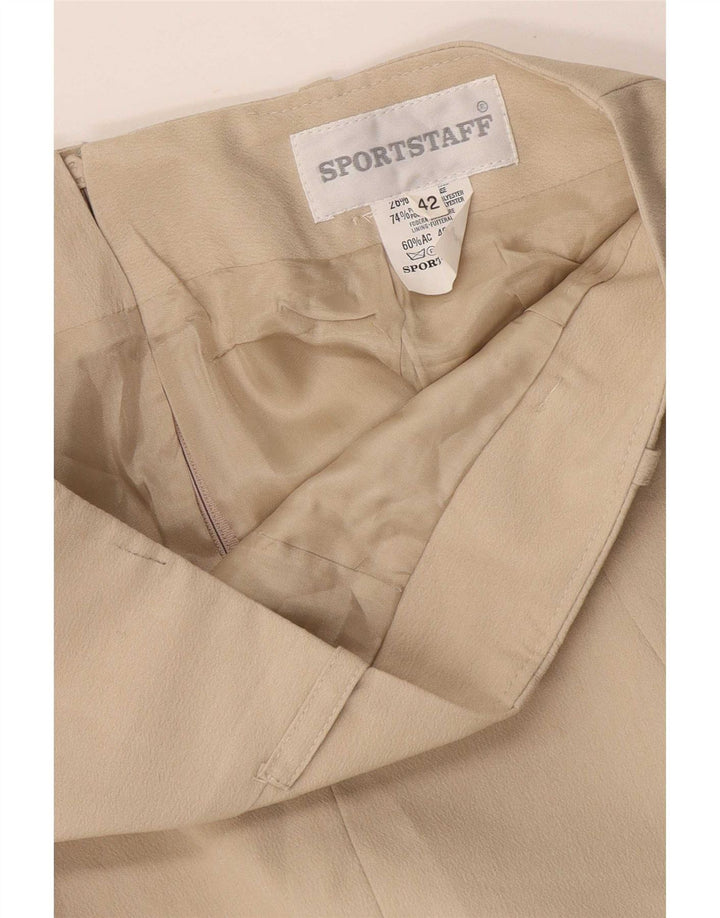 Sport Staff Γυναικεία Μίνι Φούστα IT 42 Medium W32 Beige Rayon