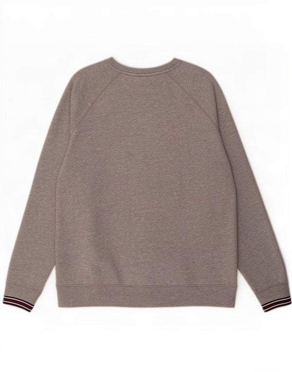 Ανδρικό γραφικό φούτερ Fila Jumper Medium Grey Flecked Cotton