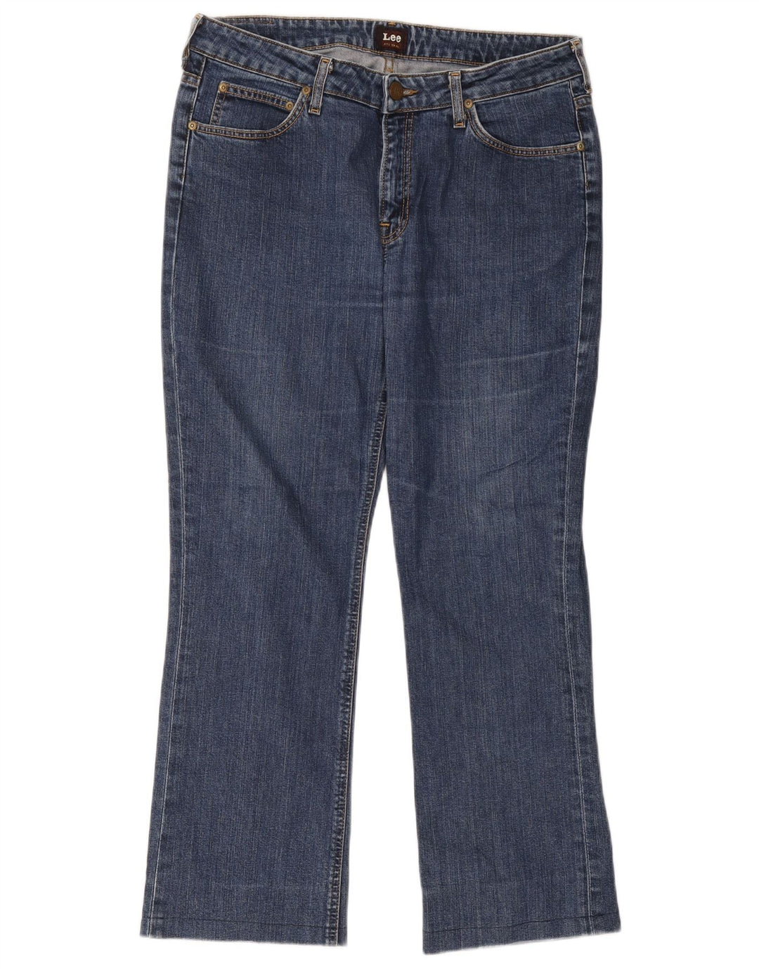 Lee Mens Bootcut Jeans W33 L33 Μπλε βαμβακερό