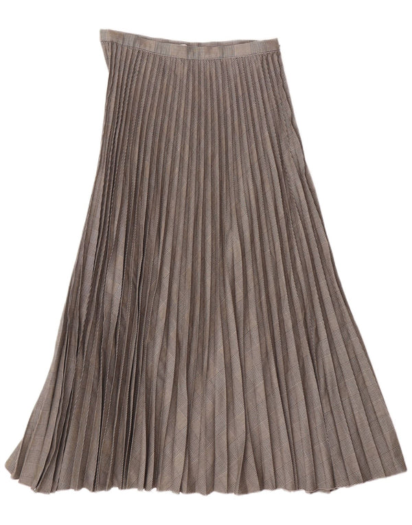 H&M γυναικεία φούστα πλισέ με μαχαίρι EU 38 Medium W28 Grey Houndstooth Polyester