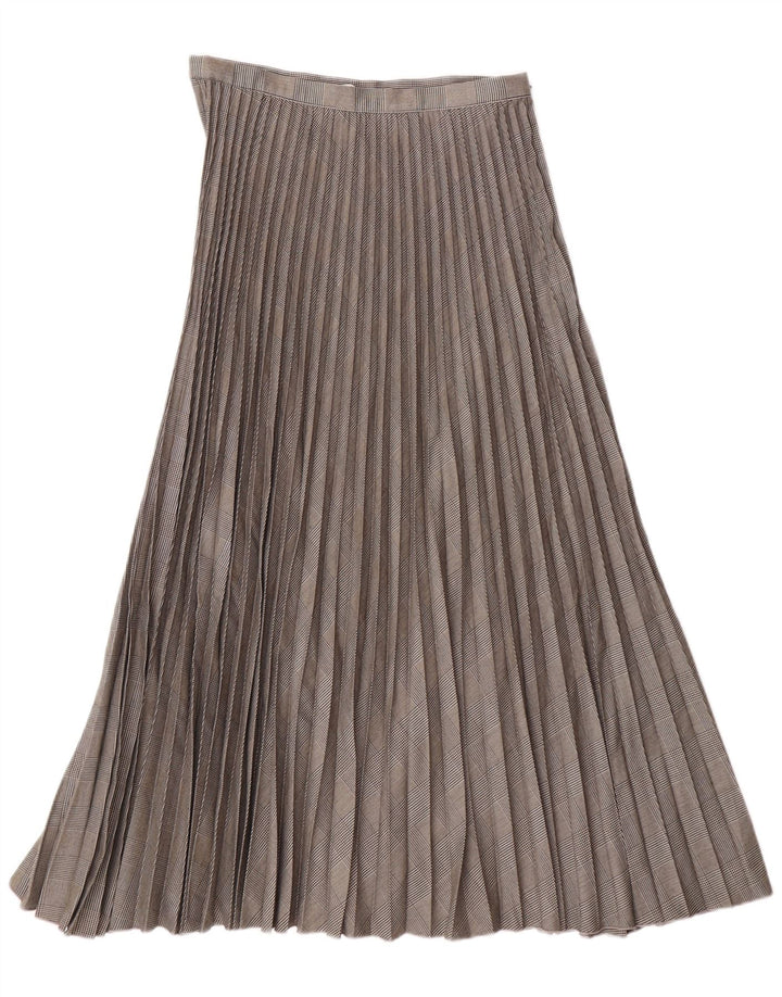 H&M γυναικεία φούστα πλισέ με μαχαίρι EU 38 Medium W28 Grey Houndstooth Polyester