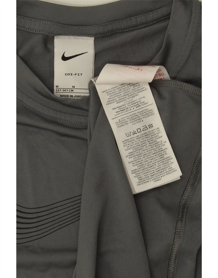 Μπλουζάκι Nike Boys Dri Fit Graphic T-shirt 10-11 ετών από μεσαίο γκρι πολυεστέρα