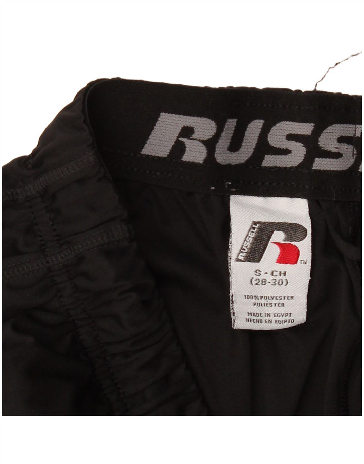 RUSSELL ATHLETIC Ανδρικό αθλητικό σορτς Dri-Power Μικρό μαύρο πολυεστέρα