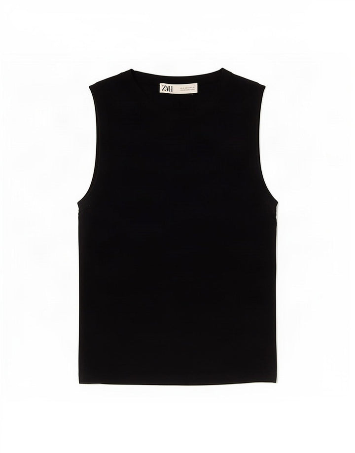 Zara Γυναικείο Γιλέκο Τοπ UK 8 Small Navy Blue