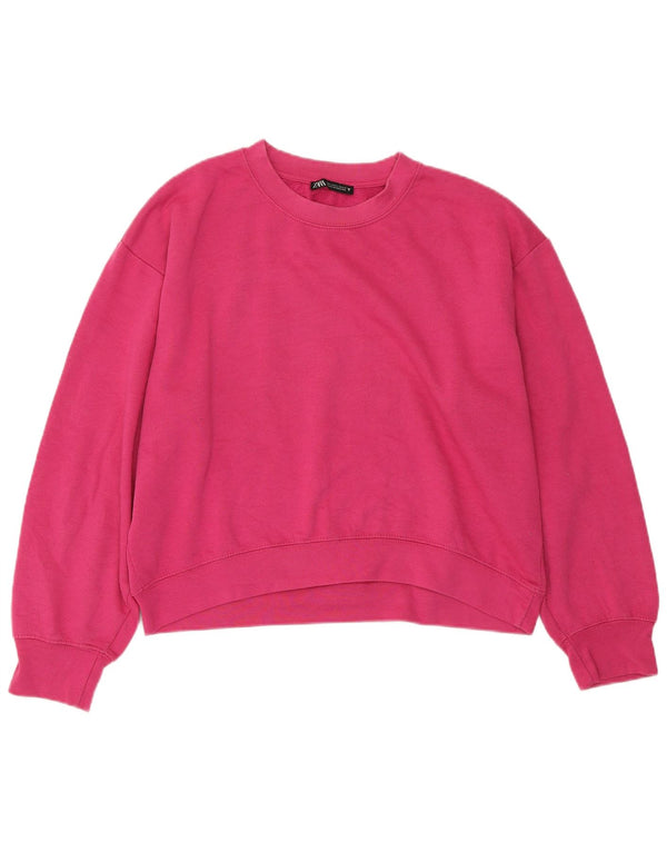 Γυναικείο φούτερ ZARA Oversized Jumper UK 16 Large Pink