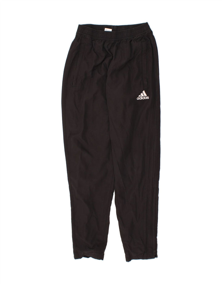 ADIDAS Womens Climalite Tracksuit Trousers UK 8 Small Black Polyester Vintage Adidas and Second-Hand Adidas from Messina Hembry 