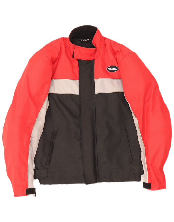 Vintage Ανδρικό Σακάκι Racer UK 36 Small Red Colourblock