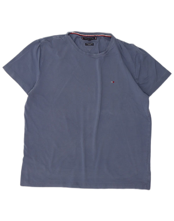 TOMMY HILFIGER Γυναικείο T-Shirt Slim Fit Top UK 18 XL Μπλε βαμβακερό