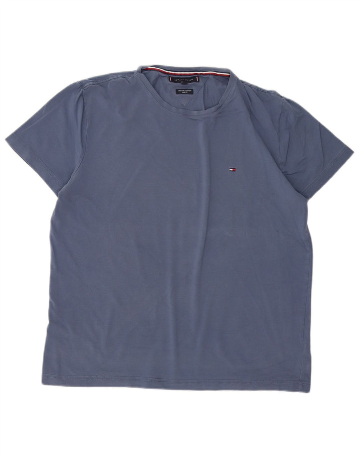 TOMMY HILFIGER Γυναικείο T-Shirt Slim Fit Top UK 18 XL Μπλε βαμβακερό