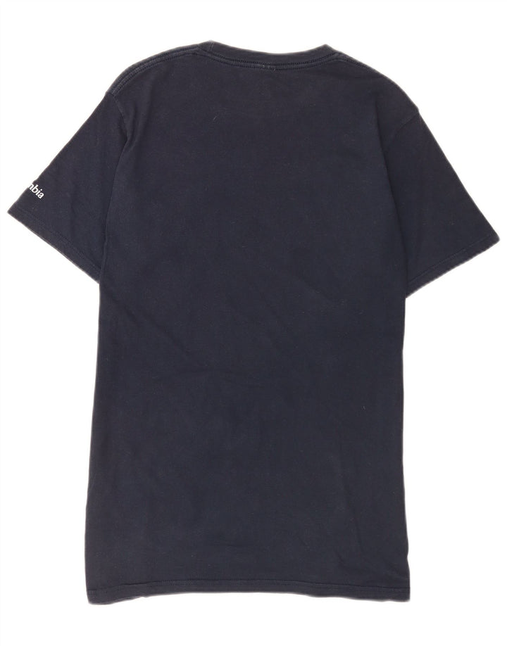 Ανδρικό γραφικό T-Shirt Columbia Top μεσαίο ναυτικό μπλε βαμβακερό
